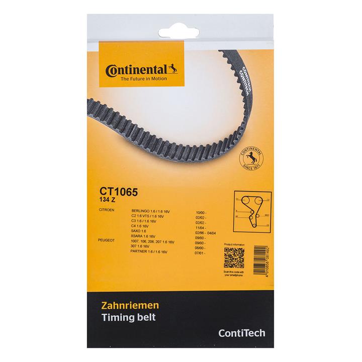 تسمه تایم کنتیننتال مدل CT1065 CONTINENTAL CT1065 TIMING BELT  FOR PEUGEOUT 206